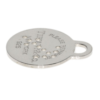 TIFFANY&Co. Return to Round Tag Sagittarius Pendant top Silver Ladies [Used]