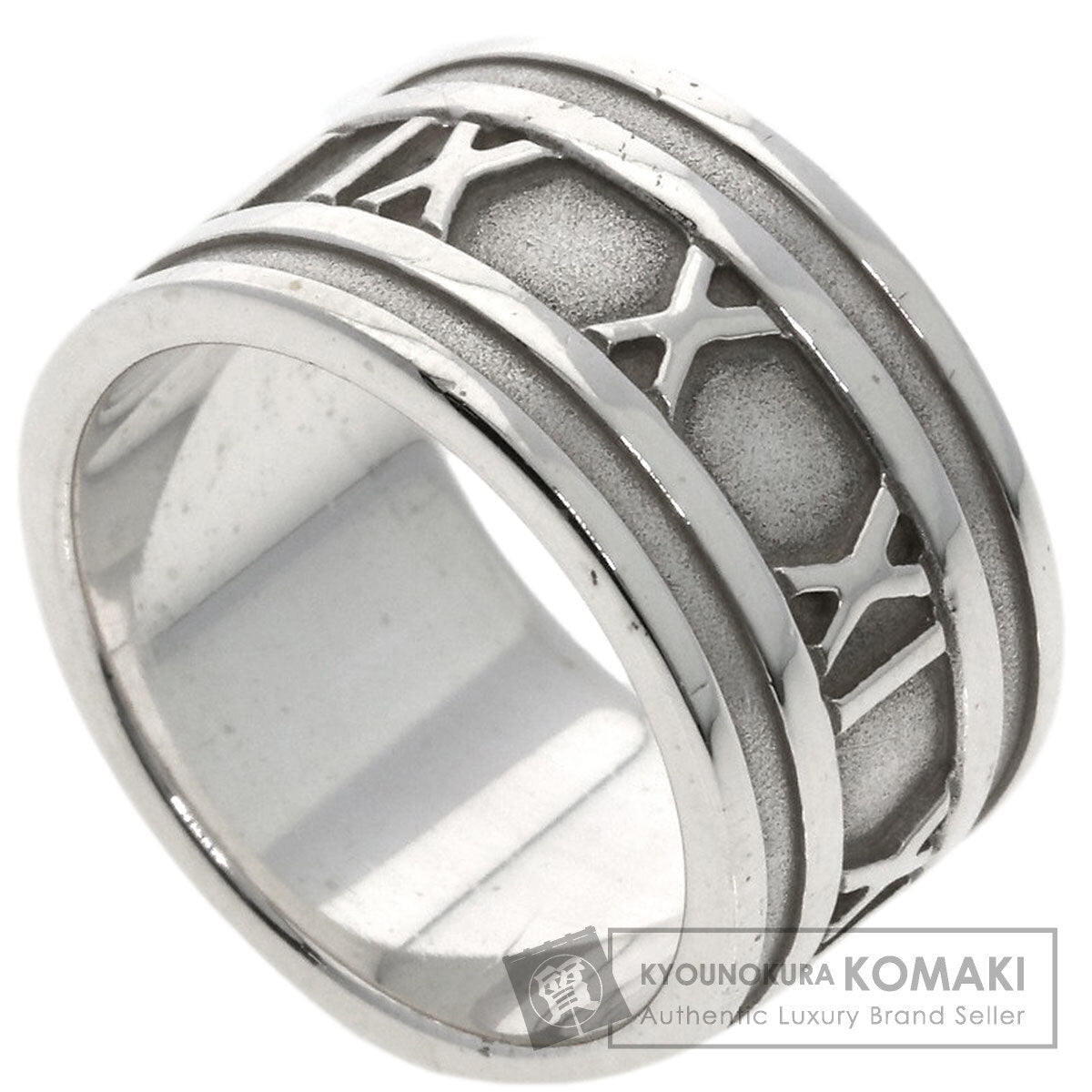 TIFFANY&Co.   Atlas wide Ring  Silver Ladies [Used]