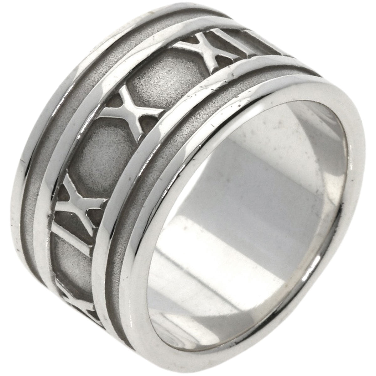 TIFFANY&Co.   Atlas wide Ring  Silver Ladies [Used]