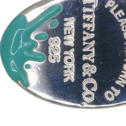 TIFFANY&Co. Return to Color Splash Oval Pendant top Silver Ladies [Used]