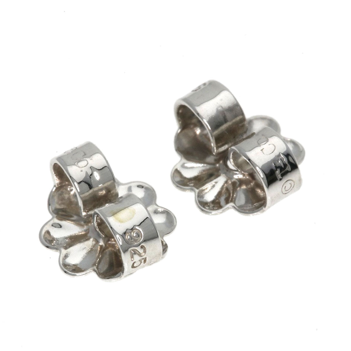 TIFFANY&Co. Somerset Mesh Hoops earring Silver Ladies [Used]