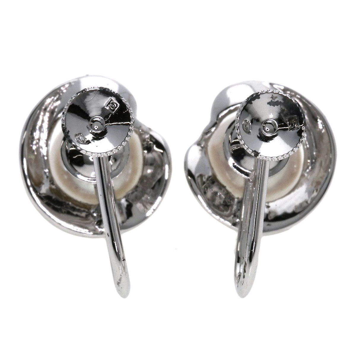 MIKIMOTO Pearl Pearl Earring Silver Ladies [Used]