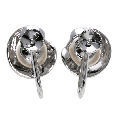 MIKIMOTO Pearl Pearl Earring Silver Ladies [Used]