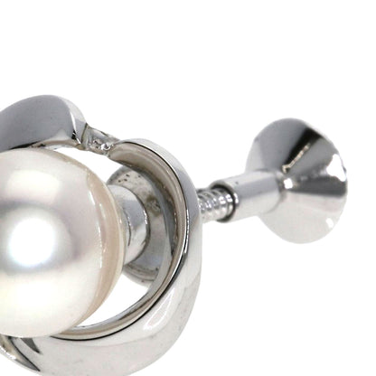 MIKIMOTO Pearl Pearl Earring Silver Ladies [Used]