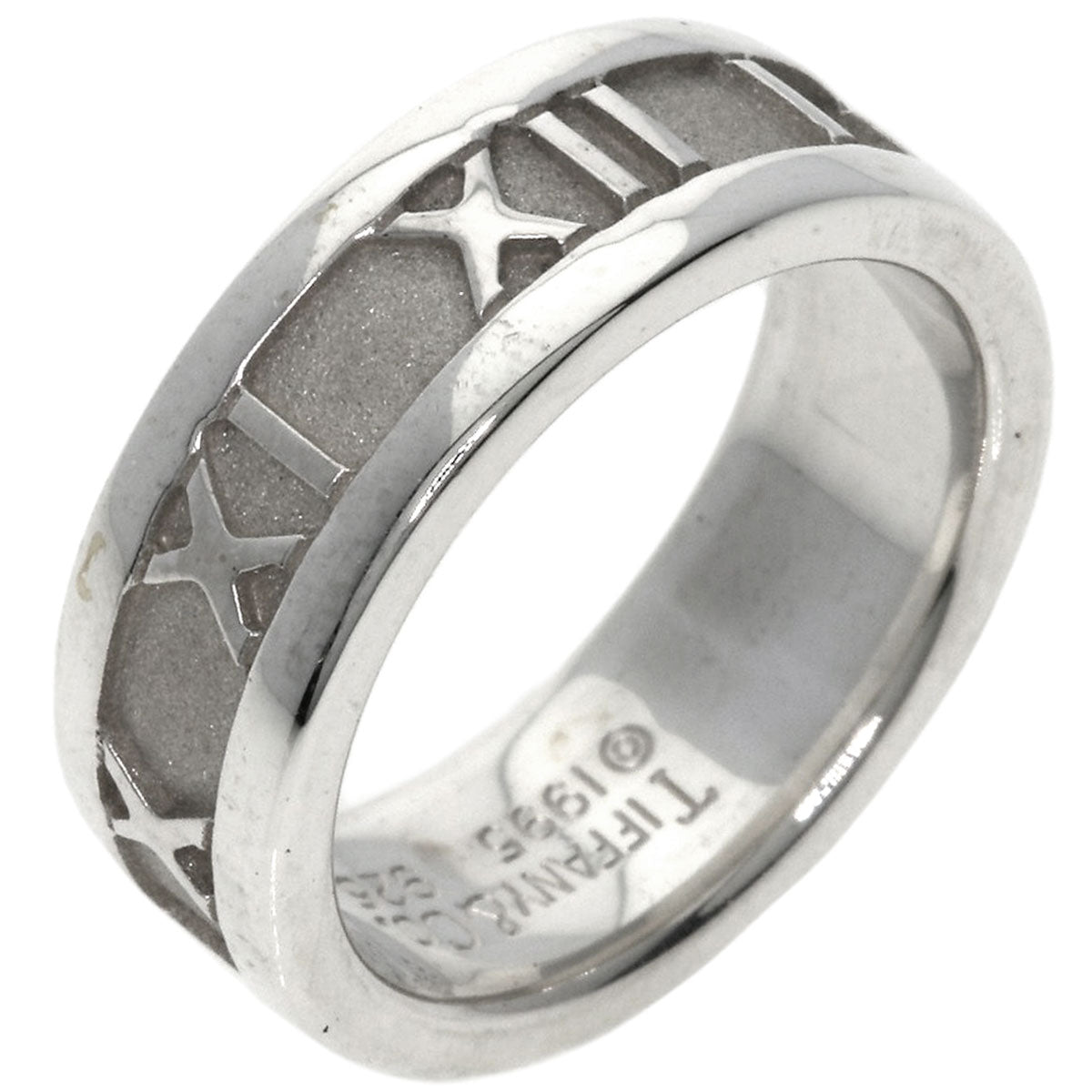TIFFANY&Co. Atlas Ring Silver Ladies [Used]