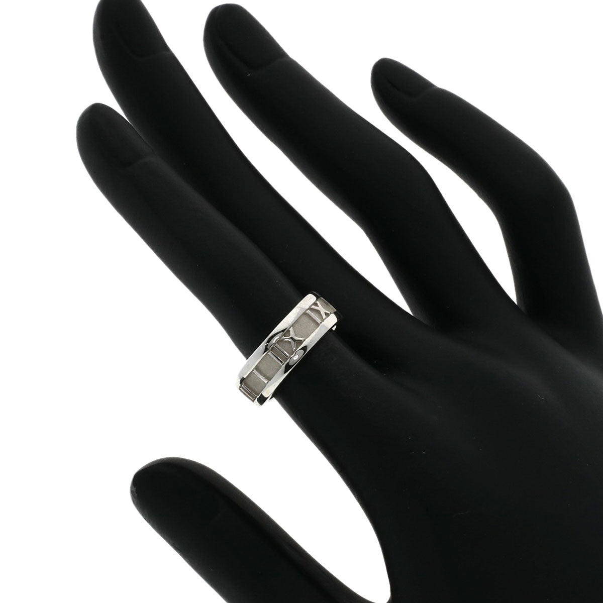 TIFFANY&Co. Atlas Ring Silver Ladies [Used]