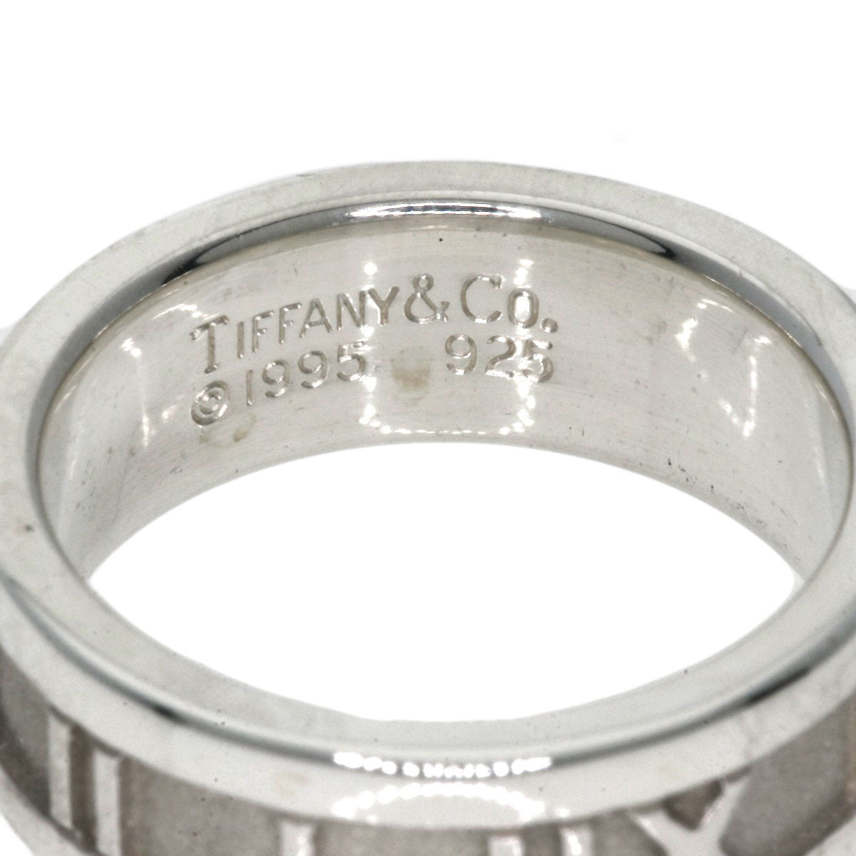 TIFFANY&Co. Atlas Ring Silver Ladies [Used]