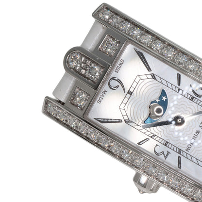 HARRY WINSTON Avenue C Mini Moonphase Watches AVCQMP16WW001 K18 White Gold/Leather Ladies