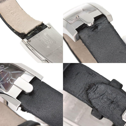 HARRY WINSTON Avenue C Watches 330LQW K18 White Gold/Leather x Satin Ladies