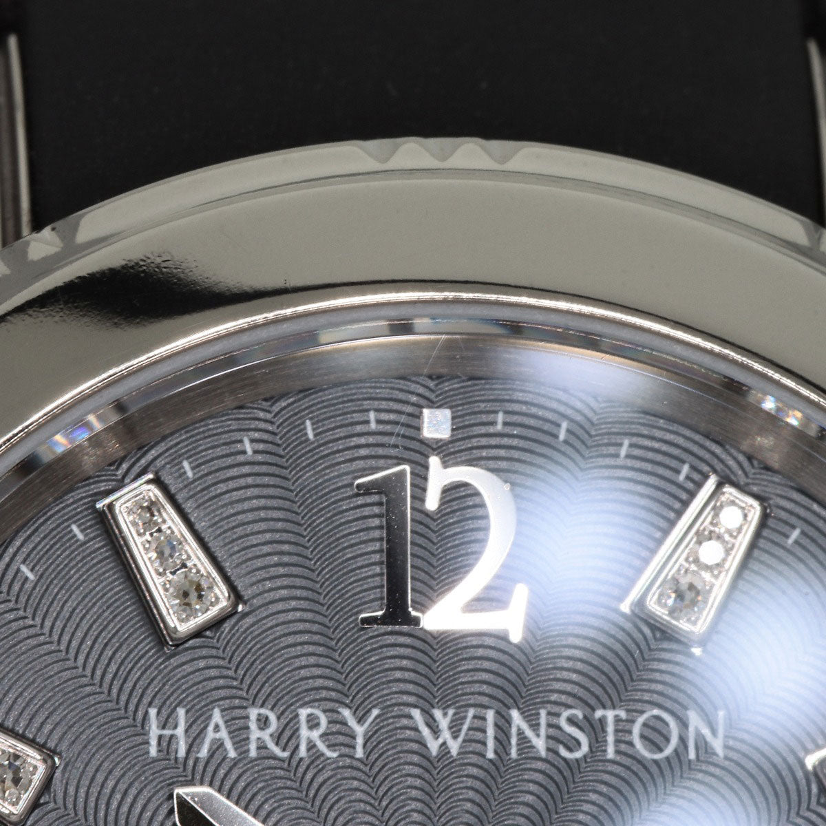 HARRY WINSTON Ocean sports Watches 411ーLQ36Z Therium/Rubber Ladies