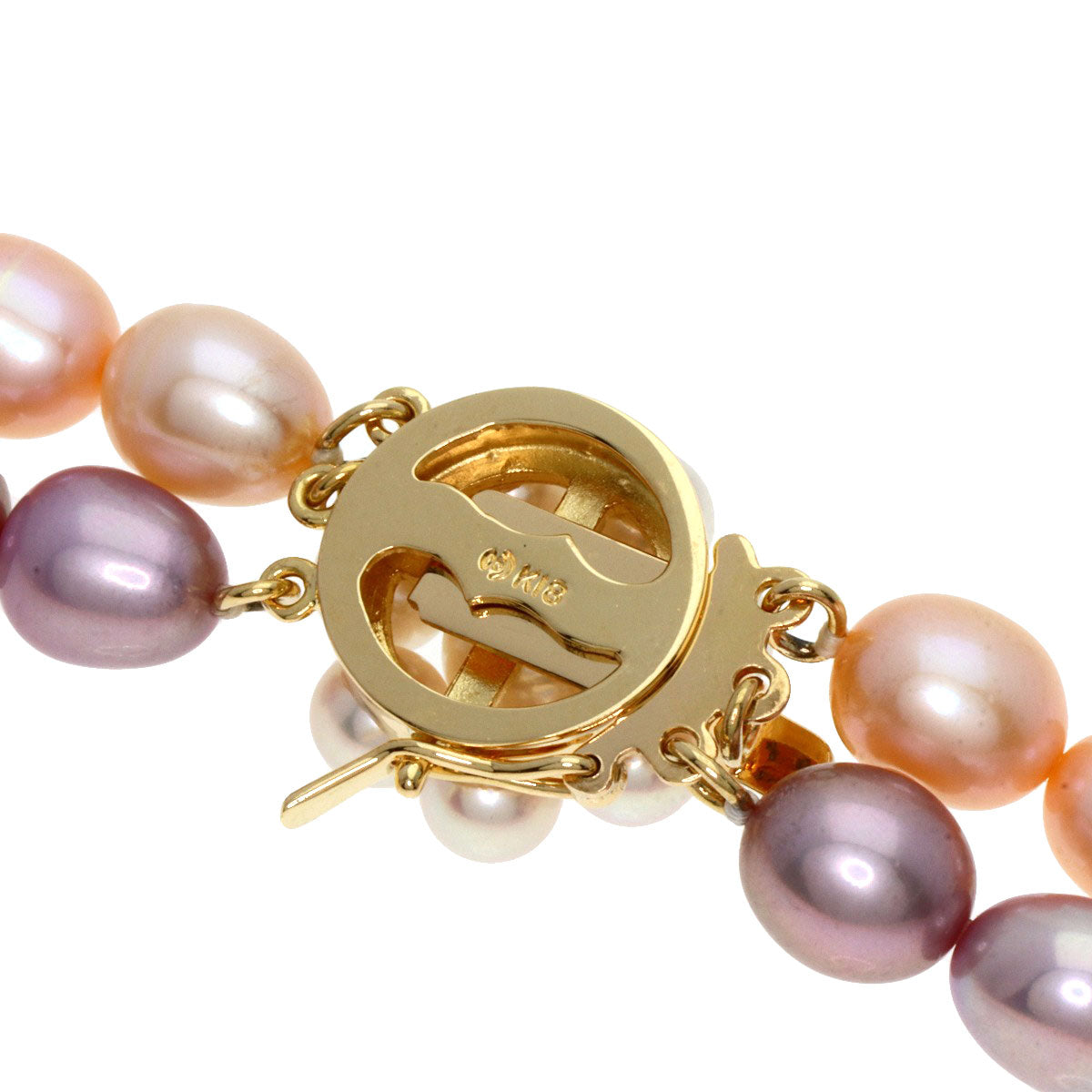 TASAKI Freshwater Pearl Pearl Necklace K18 Yellow Gold Ladies [Used]
