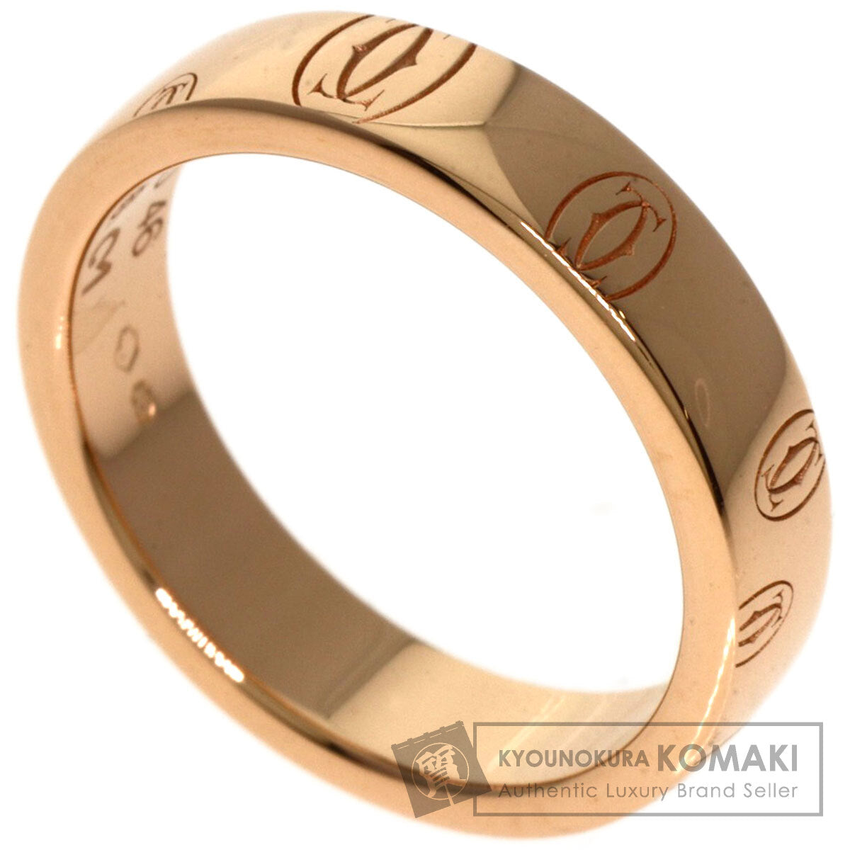 CARTIER Happy birthday # 46 Ring K18 Pink Gold Ladies [Used]