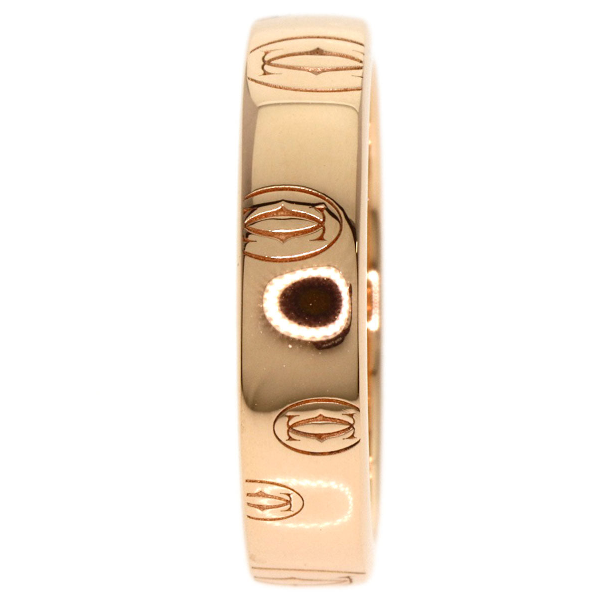CARTIER Happy birthday # 46 Ring K18 Pink Gold Ladies [Used]