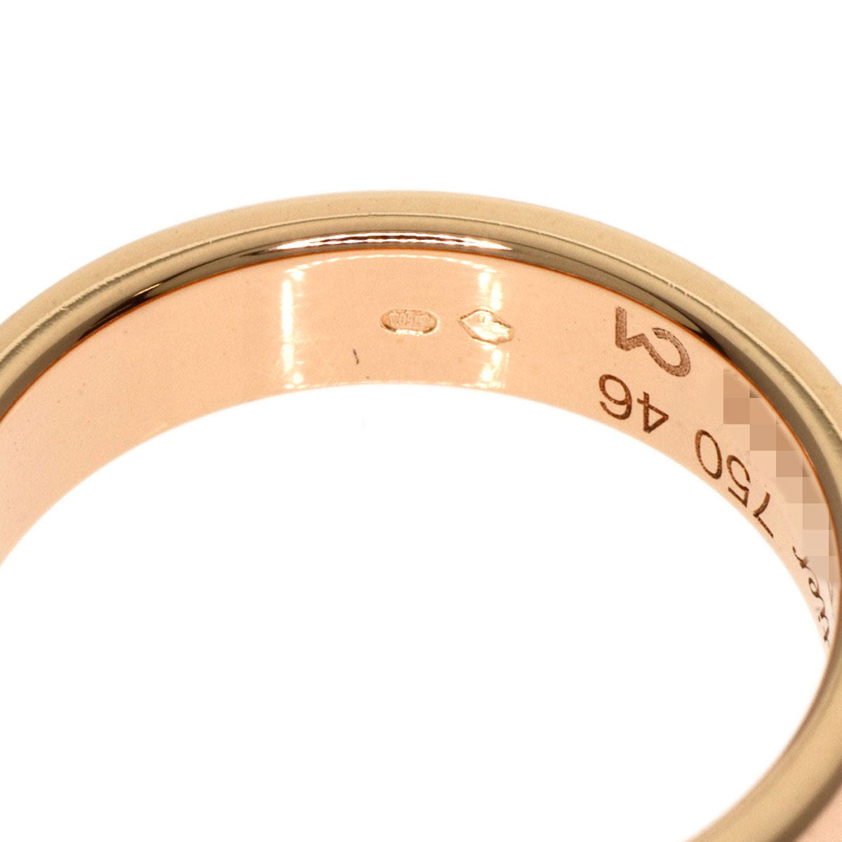 CARTIER Happy birthday # 46 Ring K18 Pink Gold Ladies [Used]