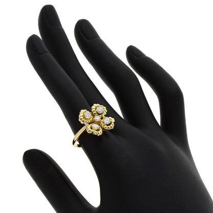 Queen   Ring Diamond K18 Yellow Gold Ladies