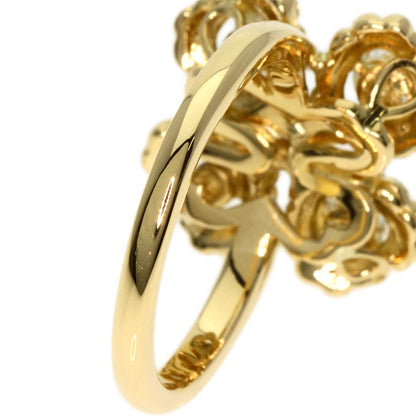 Queen   Ring Diamond K18 Yellow Gold Ladies