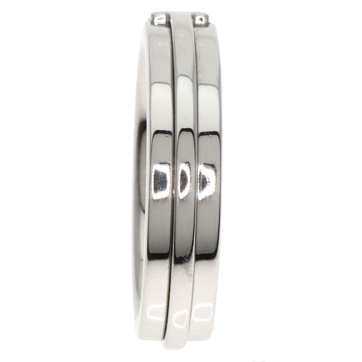 TIFFANY&Co. T TWO narrow Ring K18 White Gold Ladies [Used]