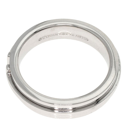 TIFFANY&Co. T TWO narrow Ring K18 White Gold Ladies [Used]