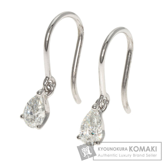 MIKIMOTO   earring Pair Shape Diamond K18 White Gold Ladies