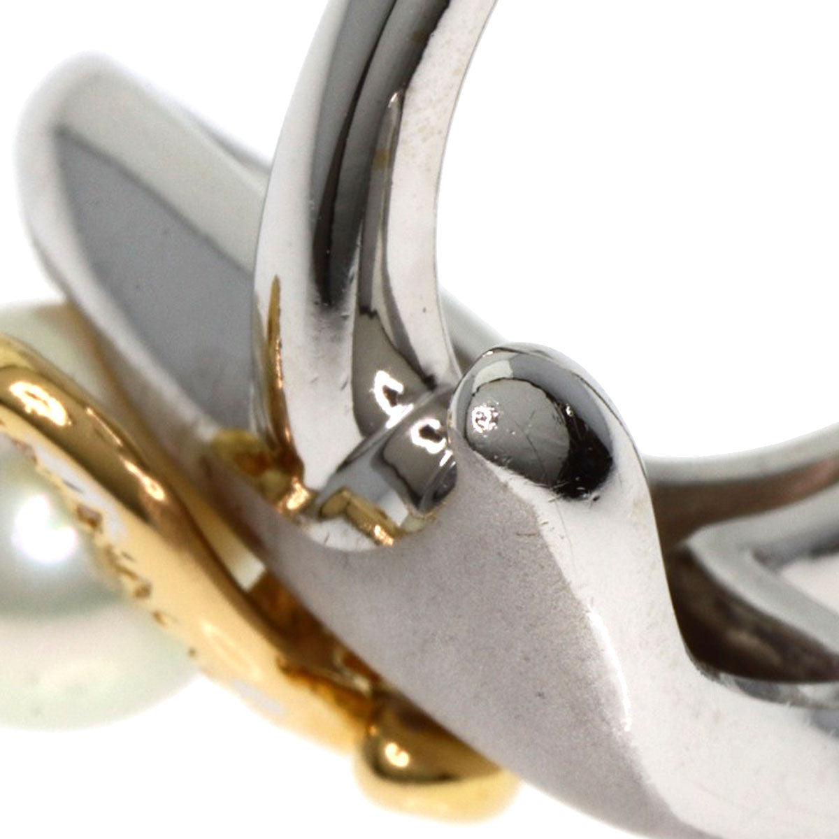 TASAKI Pearl Pearl Diamond Ring K18 White Gold 18K Yellow GoldLadies [Used]