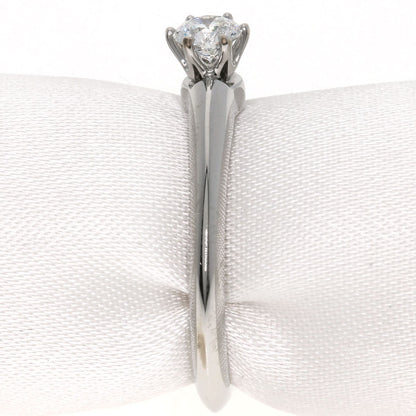 TIFFANY&Co. Solitaire Diamond Knife Edge Ring Platinum PT950 Ladies [Used]