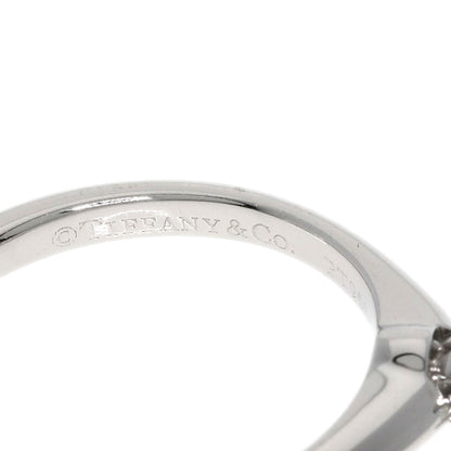 TIFFANY&Co. Solitaire Diamond Knife Edge Ring Platinum PT950 Ladies [Used]