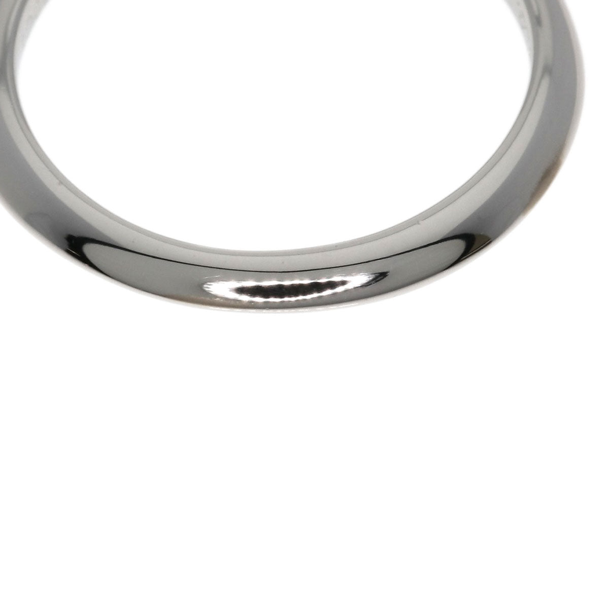 TIFFANY&Co. Solitaire Diamond Knife Edge Ring Platinum PT950 Ladies [Used]