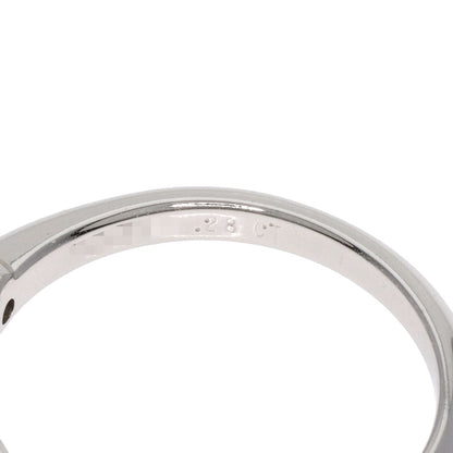 TIFFANY&Co. Solitaire Diamond Knife Edge Ring Platinum PT950 Ladies [Used]