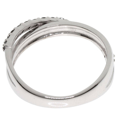 Ponte Vecchio Black　Diamond Ring K18 White Gold Ladies [Used]
