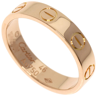 CARTIER   Ring mini love ring #46 K18 Pink Gold Ladies