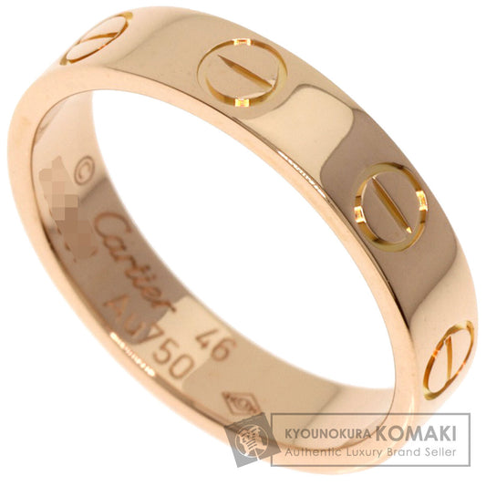 CARTIER   Ring mini love ring #46 K18 Pink Gold Ladies