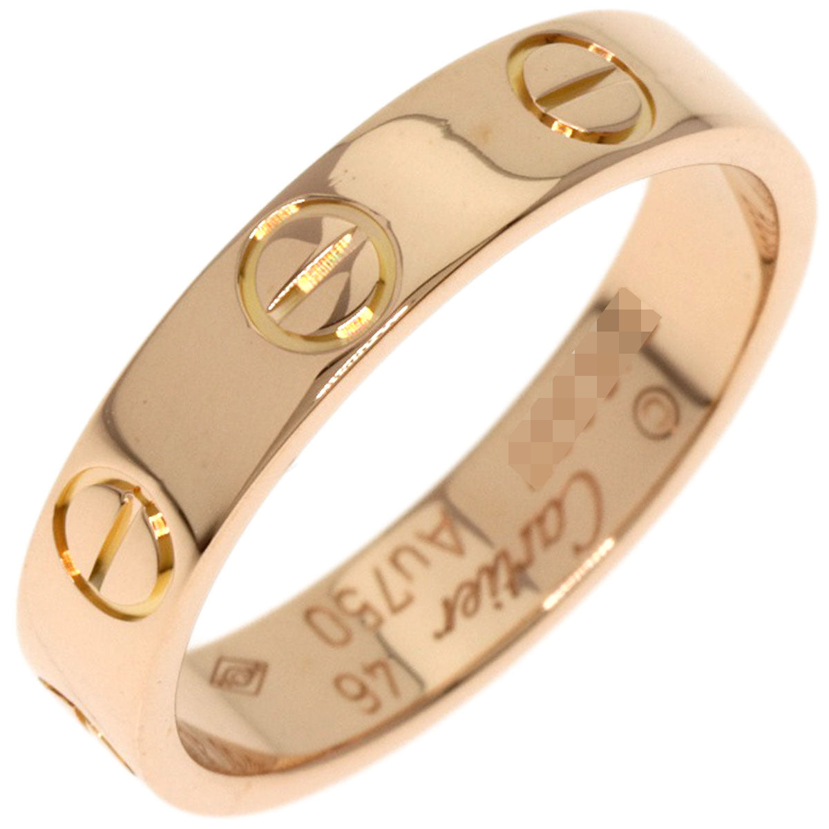 CARTIER   Ring mini love ring #46 K18 Pink Gold Ladies