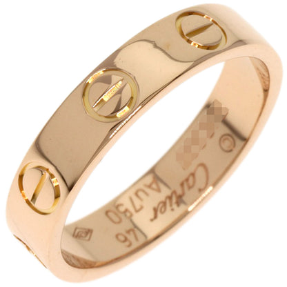 CARTIER   Ring mini love ring #46 K18 Pink Gold Ladies