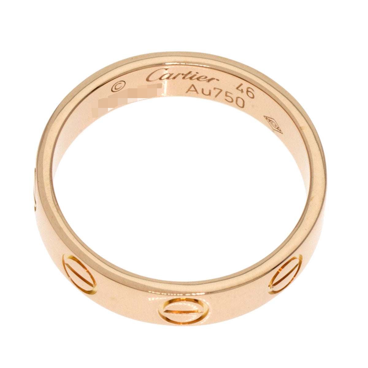 CARTIER   Ring mini love ring #46 K18 Pink Gold Ladies