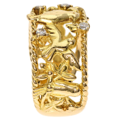 TASAKI   Ring Small bird motif Diamond K18 Yellow Gold Ladies