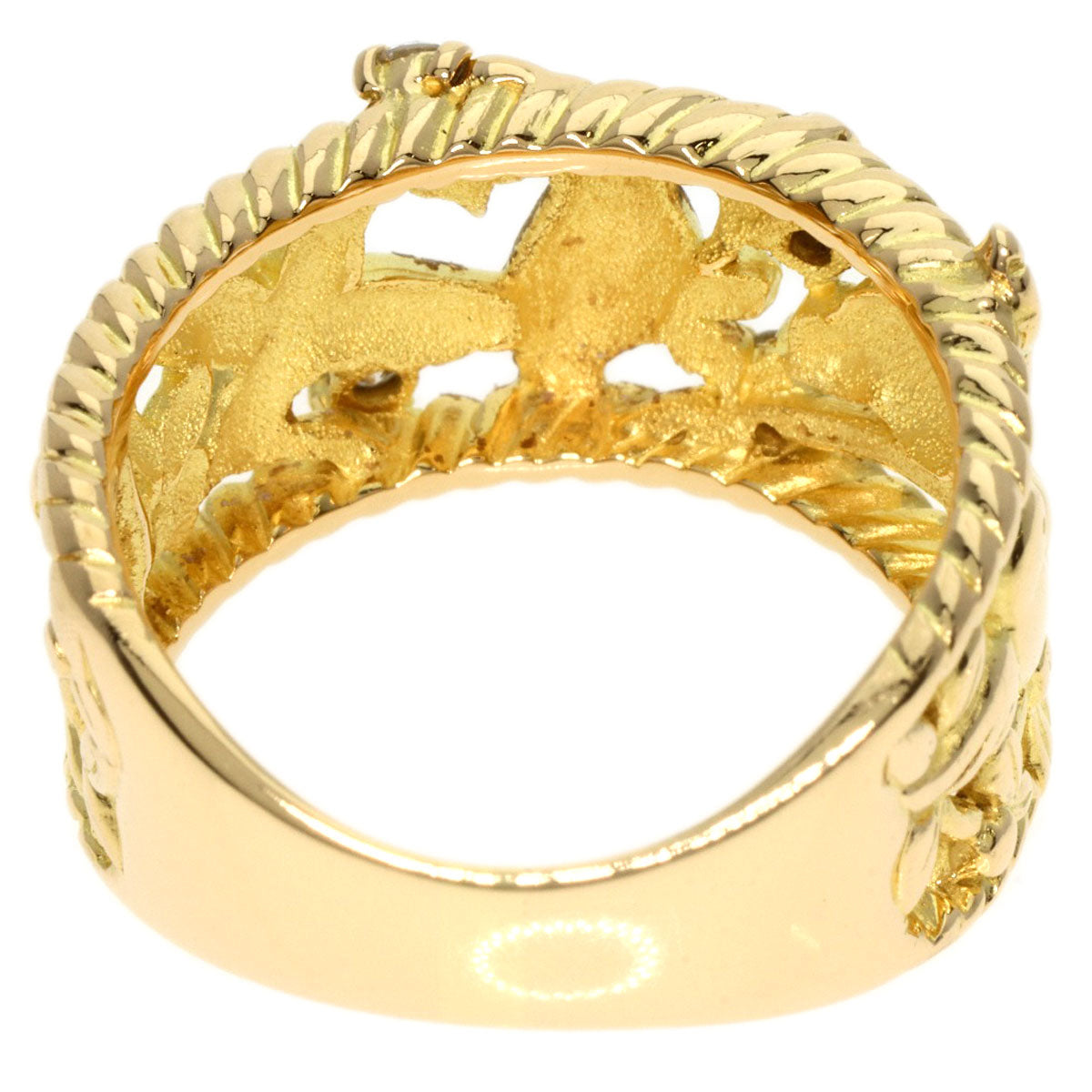 TASAKI   Ring Small bird motif Diamond K18 Yellow Gold Ladies