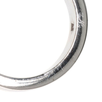 CARTIER love ring 3P Diamond #48 Ring K18 White Gold Ladies [Used]