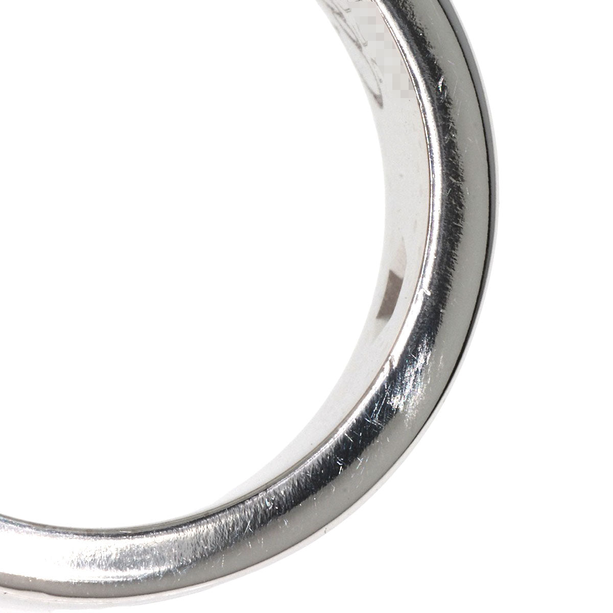 CARTIER love ring 3P Diamond #48 Ring K18 White Gold Ladies [Used]