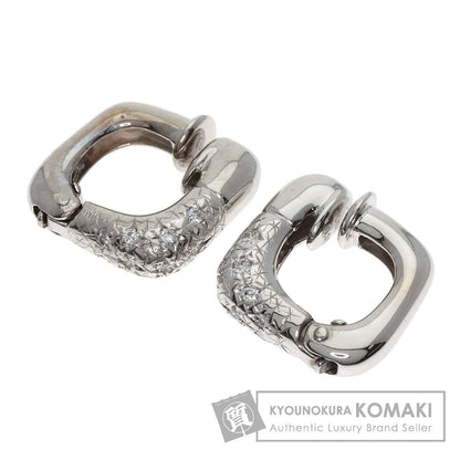 TASAKI Diamond Earring K18 White Gold Ladies [Used]