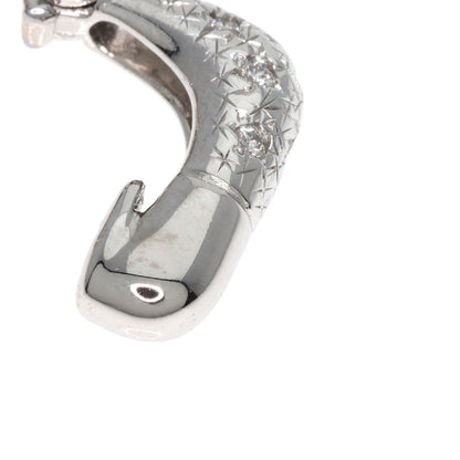 TASAKI Diamond Earring K18 White Gold Ladies [Used]