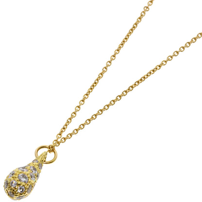 TIFFANY&Co.   Necklace Teardrop Diamond K18 Yellow Gold Ladies