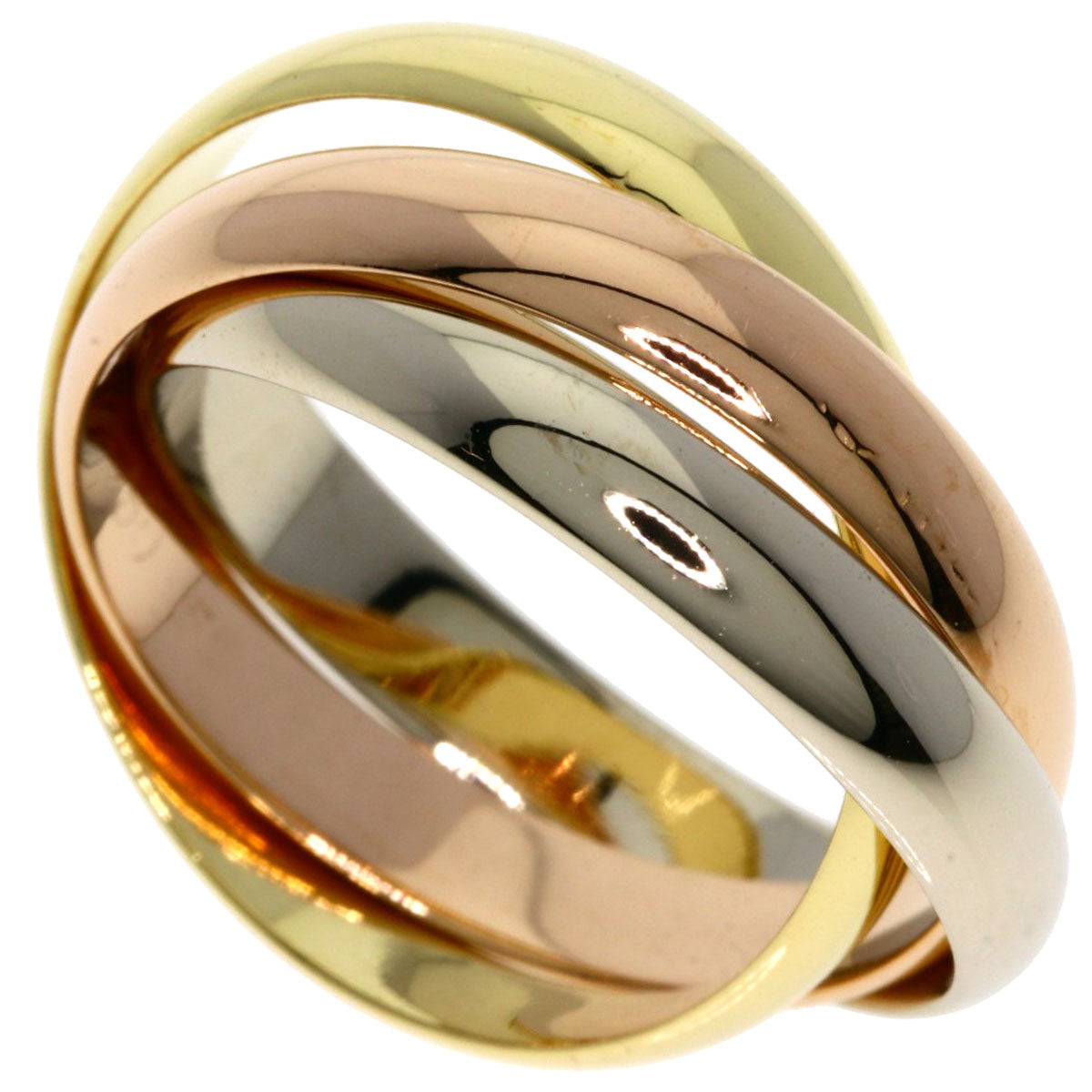 CARTIER   Ring Trinity #55 K18 Yellow Gold K18 White GoldLadies