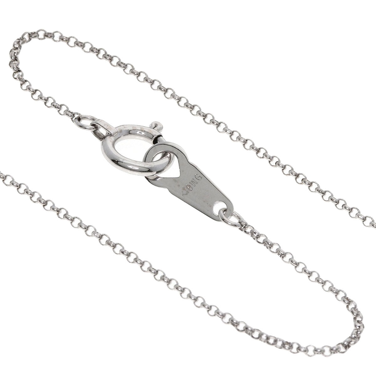 TASAKI Diamond Necklace K18 White Gold Ladies [Used]