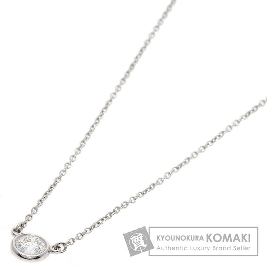 TIFFANY&Co. By The Yard Diamond Necklace Platinum PT950 Ladies [Used]