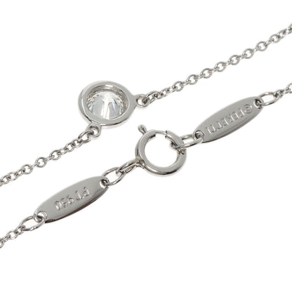 TIFFANY&Co. By The Yard Diamond Necklace Platinum PT950 Ladies [Used]