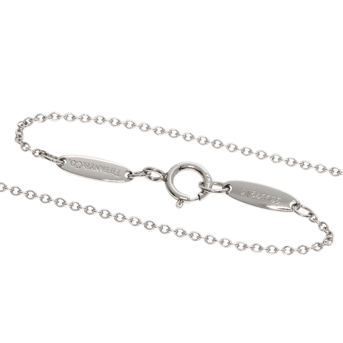 TIFFANY&Co. By The Yard Diamond Necklace Platinum PT950 Ladies [Used]