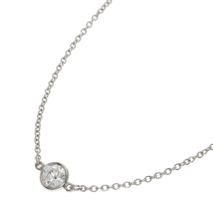 TIFFANY&Co. By The Yard 5P Diamond Necklace Platinum PT950 Ladies [Used]