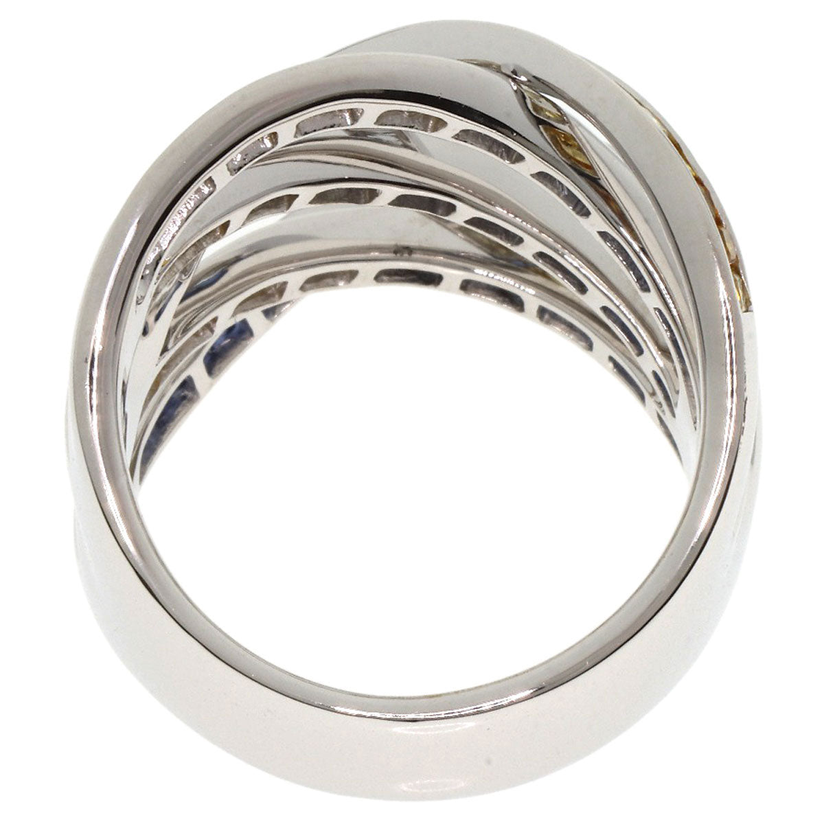 Jeunet sapphire Ring K18 White Gold Ladies [Used]