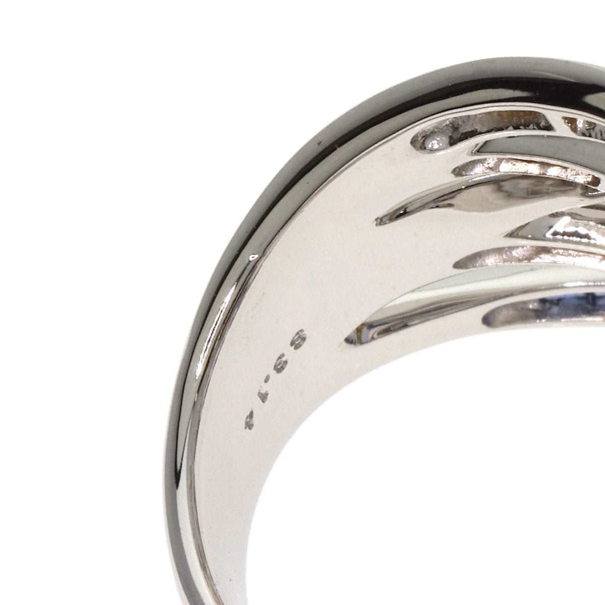 Jeunet sapphire Ring K18 White Gold Ladies [Used]