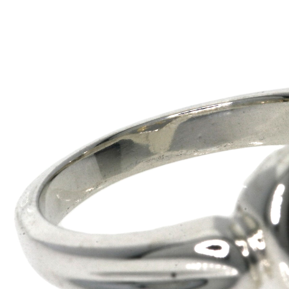 TIFFANY&Co. Heart ribbon Ring Silver 18K Yellow GoldLadies [Used]